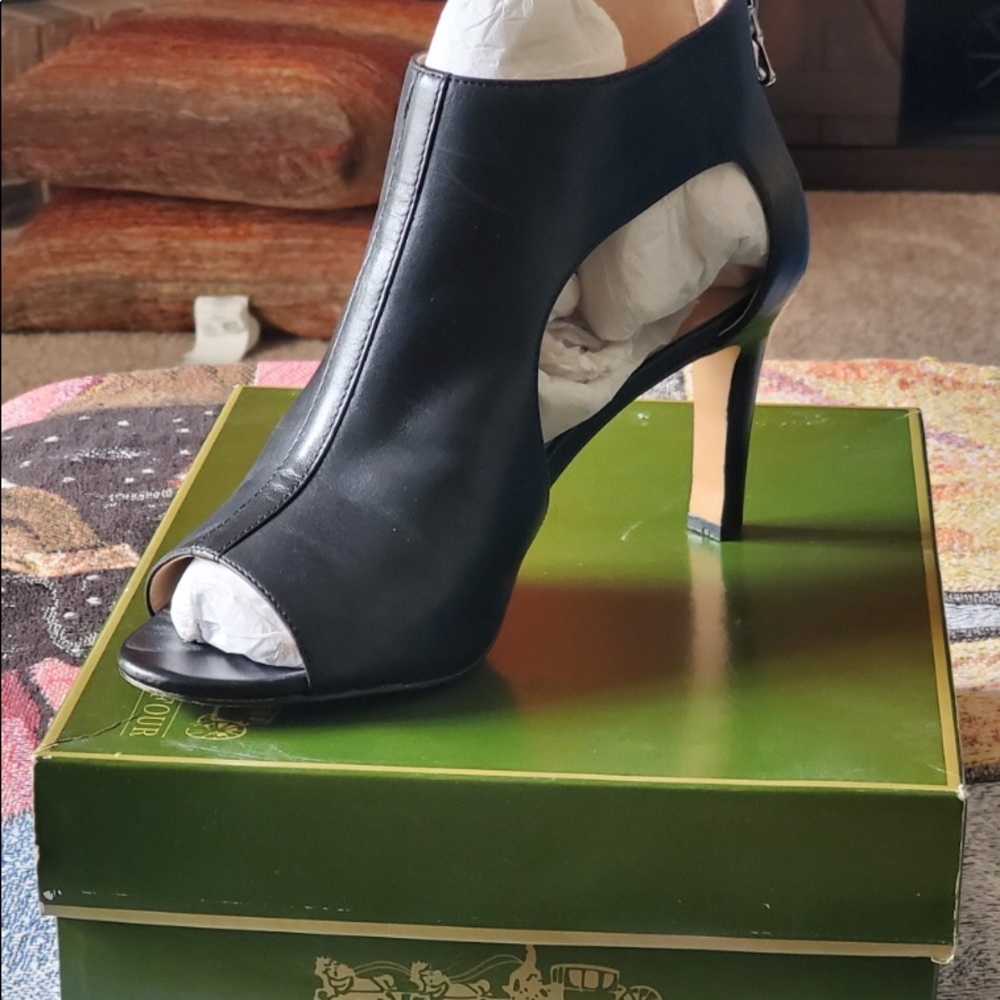 Coach sleek heels.